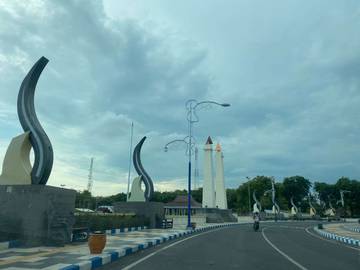 Alun Alun Trunojoyo Sampang Mulai Bersih Pasca Demo