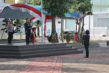 Upacara Peringatan Hari Ibu di Polres Pamekasan