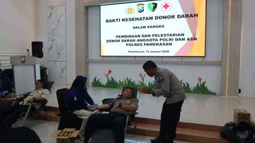 Potret Aksi Kemanusian Polres Pamekasan 