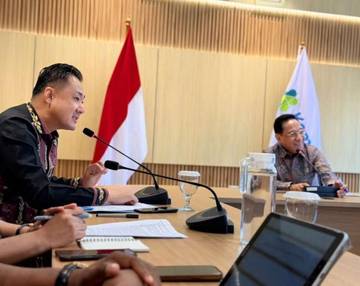   Bupati Tanimbar melakukan pertemuan dengan Wakil Menteri Kesehatan RI