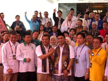 Gibran Dampingi Luthfi-Gus Yasin Daftar Pilgub Jateng
