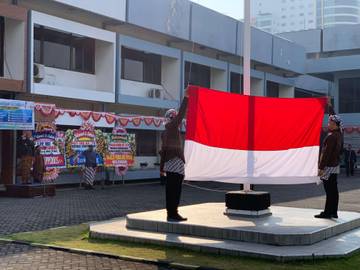 Matahari Bersinar Terik, Upacara HUT RRI Berlangsung Hikmat 