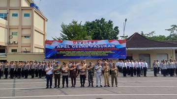 Apel Gelar Pasukan Operasi Zebra Candi 2024 Polres Semarang