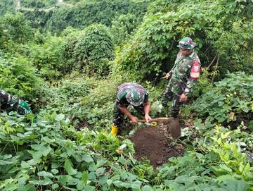 TMMD Depeha Gaungkan Pelestarian Alam dan Pangan