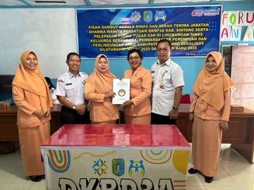 DWP DKBP3A Sintang Gelar Sertijab Ketua
