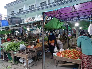 Suasana Pasar Masuka Saat Libur dan Akhir Pekan