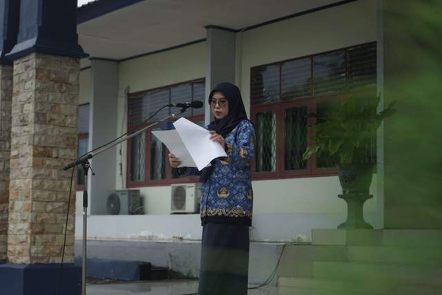 Upacara Peringatan Hari Bela Negara di RRI Sungailiat