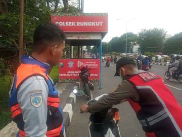 Aksi Tanggap Dishub dan Satpol PP