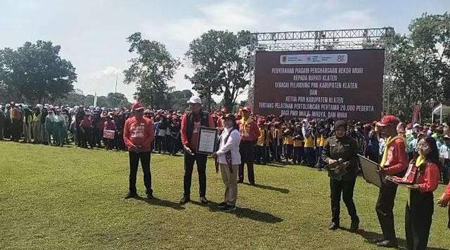 PMI Klaten Pecah Rekor MURI