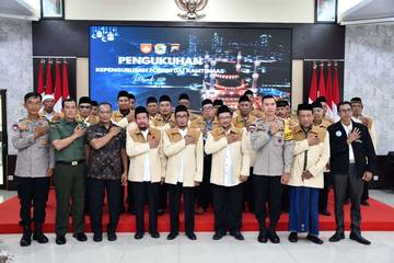 Bantu Amankan Nataru, Polres Karanganyar Mengukuhkan Forum Da'i Kamtibmas