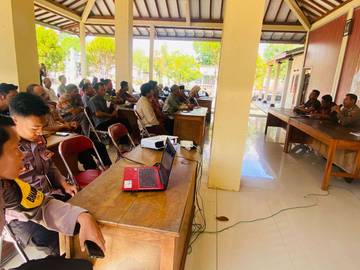 Sosialisasi Bahaya Judol, Sat Binmas Polres Wonogiri Berkunjung Ke Eromoko 