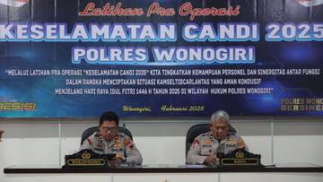 Jelang Ramadhan, Polres Wonogiri Gelar Operasi Keselamatan Lalu Lintas Candi 2025
