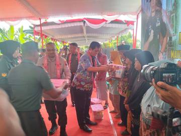 Jembatan Modran di  Trucuk  Klaten Diresmikan