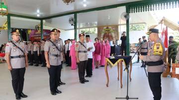 Sertijab Wakapolres Dan Kasat Reskrim Polres Wonogiri