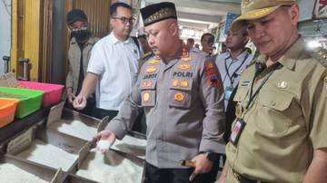 Pengecekan ketersediaan Bahan Pokok Penting Jelang Lebaran 