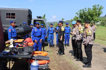 Polda Jateng Tinjau Kesiapan Pengamanan Wisata Waduk Gajah Mungkur