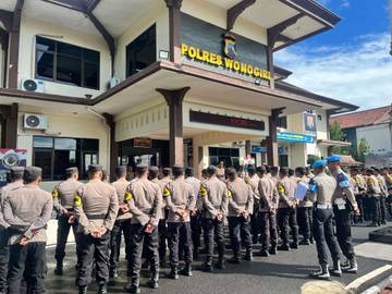 Polres Wonogiri Gelar Apel dan Gaktibplin