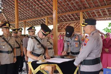 Polres Wonogiri Gelar Sertijab Pejabat