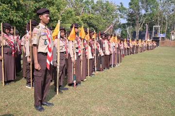 Upacara Hari Pramuka ke-64 Karanganyar