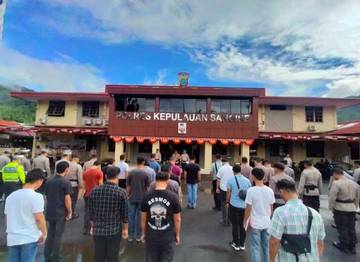 Kapolres Sangihe Kholik Pimpin Apel Siaga 