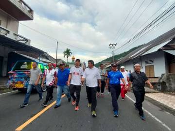 Jalan Sehat Bersama di Sangihe Peringati Isra Mi’raj