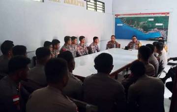 Kapolres Sangihe Beri Arahan Bagi Anggota Angkatan 50/51