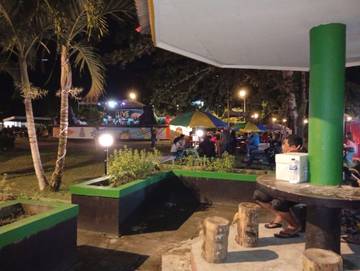 Taman Kota Tahuna Jadi Tempat Hiburan Warga