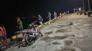 Dermaga Ulu Siau Lokasi Mancing Favorit Warga 