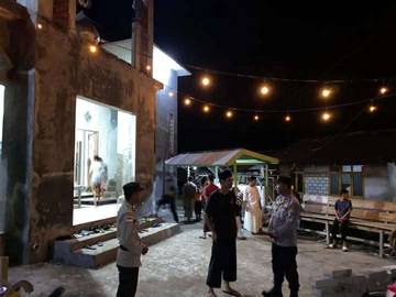 Polsek Tabukan Selatan Gelar Potroli di Mesjid Al-Iklas 