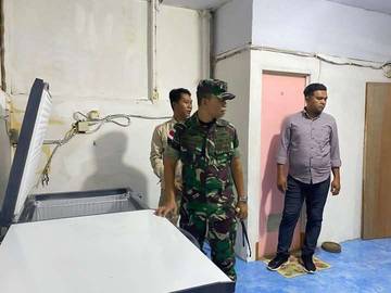 Dandim 1301 Sangihe Tinjau Dapur Umum MBG Sitaro