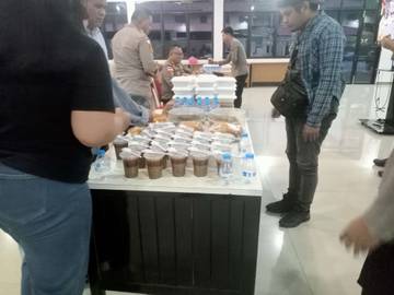 Polres Sangihe Gelar Buka Puasa Bersama Via Zoom