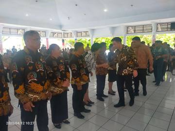 Bupati Sangihe Melantik Pengurus Baru PABPDSI MTK