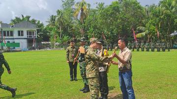 Bupati Sangihe Pimpim Upacara Pembukaan Kegiatan TMMD Ke - 124
