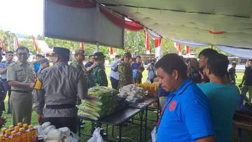 Pembukaan TMMD Ke - 124 ,Kodim 1301 Sangihe Gelar Pasar Murah