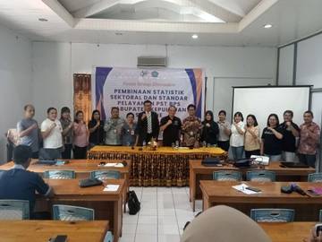 BPS Sangihe Gelar FGD Pembinaan Statistik Sektoral 