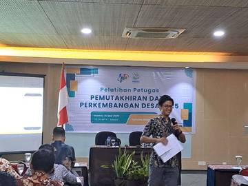 BPS Sangihe Gelar Pelatihan Pemutahiran Data 2025