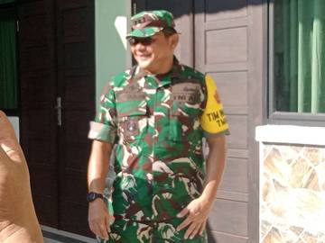 Asalog KASAD Mayjen TNI Adisura Tarungan Kunjungi Sangihe 