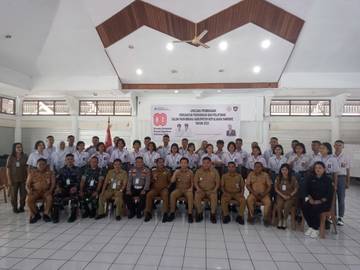 Bupati Michael Thungari Buka Diklat Calon Paskibraka  2025