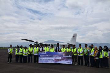 Operasional Perdana Penerbangan Perintis Maskapai Susi Air Rute Rembele - Blangkejeren - Medan