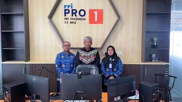 Pj. Bupati Aceh Tengah Subhandhy Kunjungi RRI Takengon