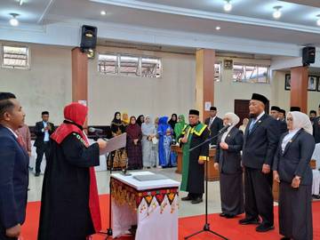 Pengangkatan Pimpinan DPRK Aceh Tengah Masa Jabatan 2024-2029