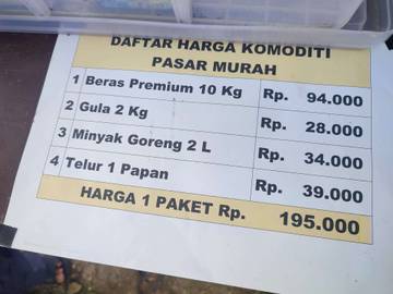 Masyarakat Antusias Digelar Operasi Pasar Murah di Takengon