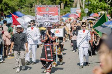Foto : Semarak Pawai Budaya Hut Kota Takengon ke-448