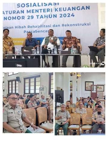 Kaban BPBD Talaud Hadiri Sosialisasi PMK No 29 Tahun 2024