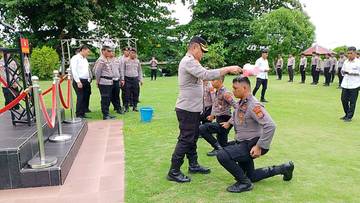 Polres Kepulauan Talaud Sambut Bintara Remaja Angkatan 49 Dan 53.