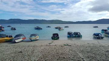 Pelabuhan Speedboat Melonguane Sepi Penumpang