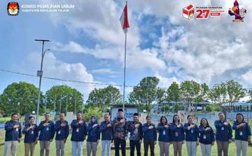Peringati Hari Lahir Pancasila, KPU Talaud Gelar Upacara