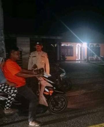 Polsek Rainis Patroli Presisi Pastikan Keamanan di Malam Hari