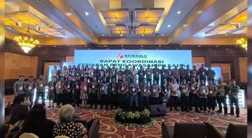 Panwascam Talaud Ikuti Rakor Pengawasan di Sulut