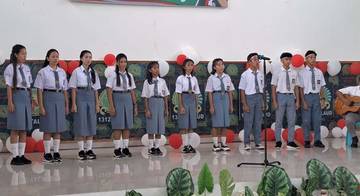 Lomba Vocal Group  Perayaan HUT ke -79 RI di Kodim 1312 Talaud
